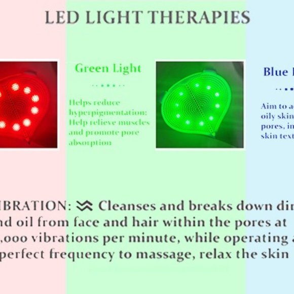 Luxury facial beauty cleanser soft silicone head double sided - Picture 6 of 14